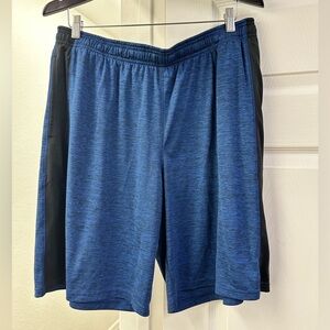 Under Armour Men's Blue and Black Athletic Shorts